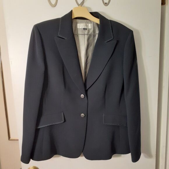 Tahari Jackets & Blazers - Tahari Arthur S. Levin Black Blazer Women's 18 Two Button Classic Traditional Xl